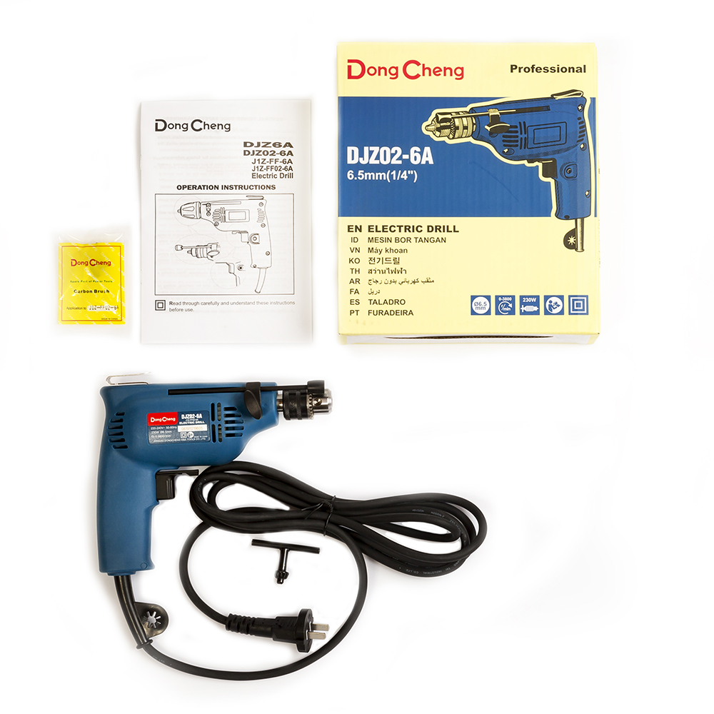 สว่านไฟฟ้า 6.5 มม. 230W ซ้าย-ขวา DJZ02-6A 220V Dongcheng (DCดีจริง) - Image 3