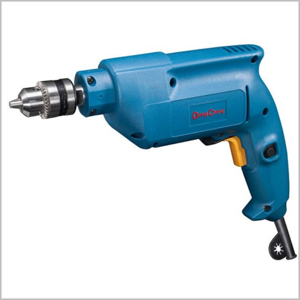 สว่านไฟฟ้า 10 มม. 500W ซ้าย-ขวา DJZ05-10A Keyless 220V Dongcheng (DCดีจริง)