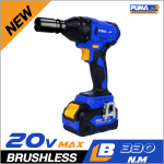 บล็อกกระแทกไร้สาย 20V 330N.m PM-233BL (แบต4.0Ah2+แท่นชาร์จ) PUMA